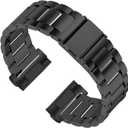 Stainless Steel Band Compatible with Fitbit Versa 4 / Fitbit Sense 2 / Fitbit Versa 3 / Fitbit Sense, Adjustable Metal Watch Bands BraceletsWristband Replacement for Women Men