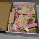 Lehoo Castle Wooden Train Set - Unicorn Train Set for Toddlers 2-4, Wooden Train Track Toddler Girl Toys, Pink Train Fantasy Toys for 3 4 5 6 7 Year Old Girl