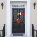 Multicolor Door Decoration - 1 Count - Unique Holiday Cheer Design - Perfect for Indoor & Outdoor Festivities, 23.5", Traditional Grinch