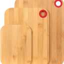 Cutting Boards for Kitchen Set of 3,Organic Bamboo 13"x9.5" Cutting Board,Charcuterie Boards,Butcher Block Cutting Board,Chopping Board