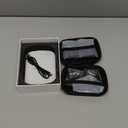 PQRQP 3 in 1 Microphone for iPhone/Android/Camera, Wireless Microphones, 328ft Transmission, 18H Battery Life, Mini Microphone for Record Interview, Vlogs, YouTube, Tiktok (Ebony Black)