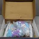 TaroKitc Adjustable Girls Ice Skates for Kids, 4 Size Adjustable Kids Ice Hockey Skates for Girls Boys, Warm Ice Skating Shoes for Outdoor and Rink, Comfortable Lining and Enhanced Ankle Support (Small (10C-13C US) Little Kids, Blue)