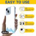 Mobile Phone Protection Sticker,Protecting Your Phone,Neutralize Harm,an Essential for Family Health,Compatible with 15 (White)