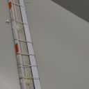 ChrisDowa Cordless Zebra Blinds for Windows, Dual Layer Free-Stop Light Filtering Window Roller Shades, Pull Down Privacy Zebra Shades for Home, Office, Bedroom, Door (32" W x 72" H, White)