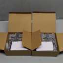 JO.KO Entry Door Lock Set, Square Door Lever for Bedroom, Passage Door Privacy Locking Interior/Exterior Entry Door Knob/Heavy Duty (2 Pack, Matte Black)