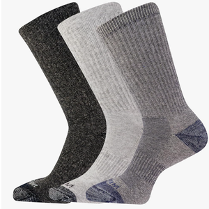 Merrell Women's 3 Pack Performance Hiker Socks (Low Cut Tab/Quarter/Crew Size S/M