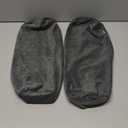 Remerry 2 Pcs 18 x 6 Inches Velvet Neck Roll Pillow Cover with Zipper, Soft Bolster Pillowcases for Cylindrical Pillow (Cover Only, Bolster Not Included) (Ash Black)