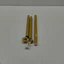 FIRJOY Closet Rods for Hanging Clothes - Heavy Duty, Length Adjustable (#1 Gold, 66.5" - 76")