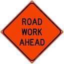 Roll-Up Sign-36" Diamond Grade- Work Area Ahead