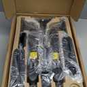 HUANUO 17-32 Inch Dual Monitor Stand, Gas Spring Dual Monitor Mount, Monitor Stand 2 Monitors, Ergonomic Adjustable Tilt/Swivel/Rotate, Weight Max 19.8 lbs, VESA 75/100mm