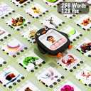 COOVA Word Pop & Talking Flash Cards for Kids Ages 4-8, Matching Letter Game, Spelling Phonics Sight Words Flash Cards Kindergarten & 1st Grade, Pocket Speech CVC Word Games, Learn to Read Toys