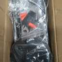 Industrial 4-Light Semi Flush Mount Ceiling Light Fixture, Modern Black Close to Ceiling Light, Farmhouse Chandelier Ceiling Lamp for Hallway Kitchen Bedroom Living Room (2 Pack)