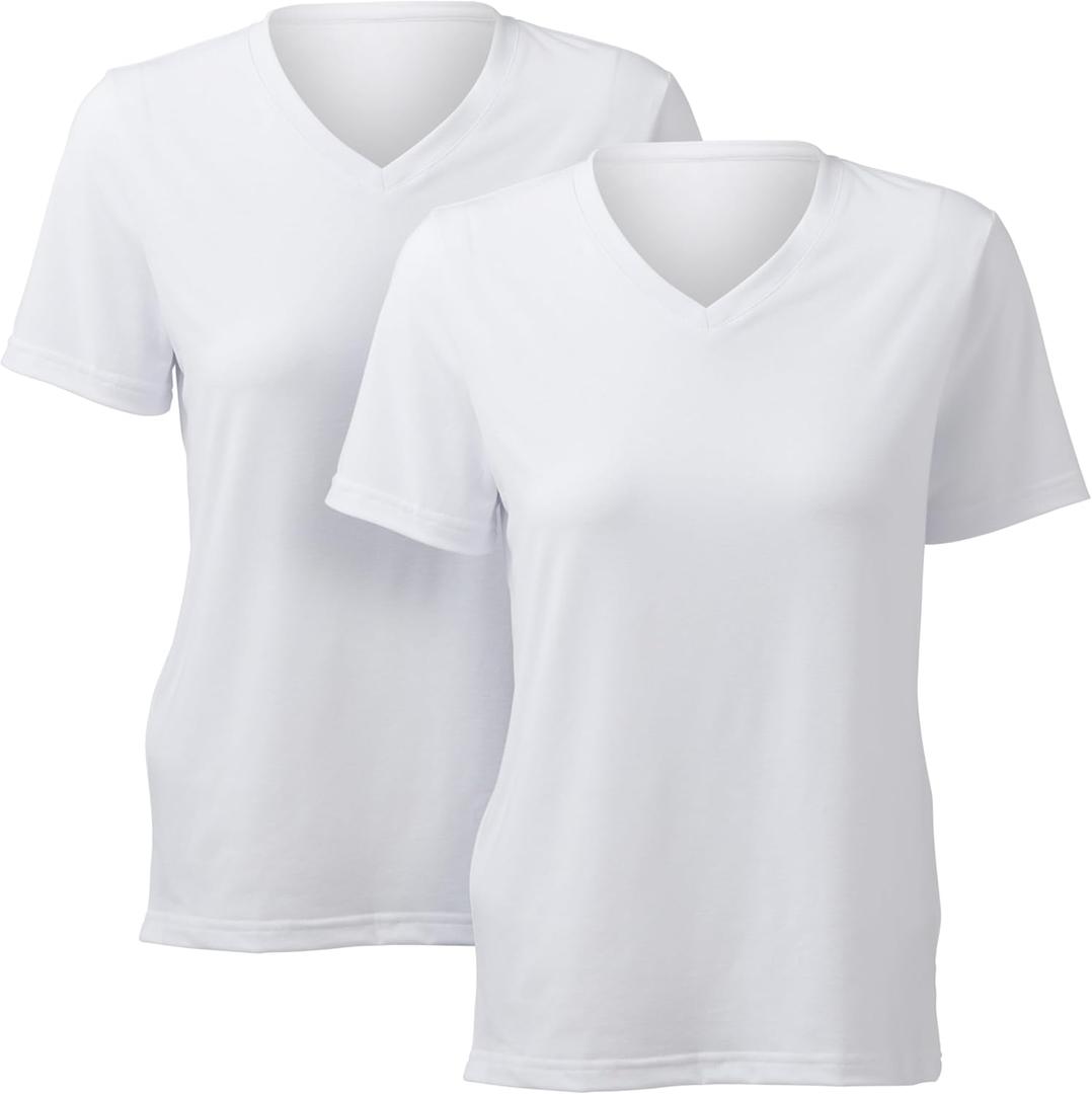 Cricut Women's T-Shirt Blank, V-Neck, DIY Custom T-Shirt, Large