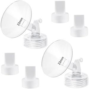 23mm Flange and Duckbill Valve Compatible with Spectra S1 Spectra S2 Spectra9 Plus Synergy Gold Breast Pump, Spectra Pump Parts S2 Parts S2 Accessories Replacement
