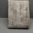 Soalmost 5x7 Area Rugs Brown Low Pile Indoor Washable Trendy Faded Style Rugs for Bedroom Living Room Dining Room Foldable Non-Slip Thin Print Mat