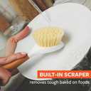 Full Circle Be Double Dish Brush Set  Durable Scrub Brushes for Dishes, Pots, Pans, and Cast Iron, Includes Be Good & Tenacious C, Sustainable 2-Pack