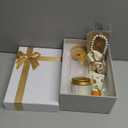 10 Pcs School Counselor Gifts for Women Guidance Appreciation Gifts Box with Glass Cup Candle Bracelet Hand Cream Hair Scrunchies for Teacher Employee(White)