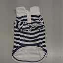 MANON ROSA Dog Clothes, Designer Boy Polo Shirt for Small Medium Dogs, Soft Puppy Outfit, Breathable Male Yorkie Chihuahua Shih Tzu Poodle Kitten Cat T-Shirt, Birthday Gifts - Blue, S, Fit 3-5lbs