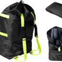Car Seat Travel Bag for Airplane,Double Waterproof Oxford Gate Check Bags for Most Infant Carseat,Infant Carriers,Booster Seats,with Padded Backpack Shoulder Straps (Car Seat StorageBag, 85x43x43cm)