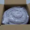 CozyLux Queen Comforter Set - 3 Pieces Light Grey Soft Luxury Cationic Dyeing Queen Comforter for All Season, Light Gray Breathable Lightweight Fluffy Bedding Sets with 1 Comforter and 2 Pillow Shams