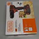 BLACK+DECKER Cordless Drill/Driver Kit with ‎Battery, Charger, and Double Ended Bit (BDCDD120C)
