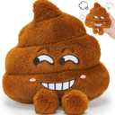 Farting Poop Plush Toy  Funny Poop Toy with 30 Hilarious Fart Sounds, Soft & Durable Gag Gift for Kids, Pets, and Pranks  Great Dcor for Home, Office, or Parties