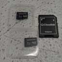 Pack of 2 Micro SD Card 2GB Flash Memory Card C6 with SD Adapter, Card Reader (2 GB)