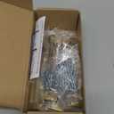 Ravinte 10 Pack Solid 5 Inch Kitchen Square Cabinet Handles Brushed Brass Drawer Pulls Kitchen Cabinet Hardware Handles (5" Hole Center)