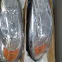 AUTOSAVER88 Headlight Assembly Compatible with 2006 2007 2008 2009 2010 2011 2012 2013 Chevy Impala 2014-2016 Impala Limited 06-07 Monte Carlo Headlamp Replacement Pair Chrome Housing Amber Reflector