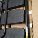 HBTower Step Ladder, Folding Step Stool with Wide Anti-Slip Pedal, Sturdy Steel Ladder, Convenient Handrail, Lightweight, Portable Steel Step Stool (Black)