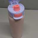 Ello Pop & Fill Stainless Steel Water Bottle with Quick Fill Technology, Double Walled Vacuum Insulated Metal, Leak Proof Locking Lid, Sip & Chug, BPA Free, Holiday Gift for Him Her, 22oz, 32oz, 40oz (Heavenly Hues)