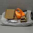 2 Pcs Lockable Universal Quick Release Spare Tire Mount with Ratchet Strap, Molle Panel Tire Mount with Oil Drum Lock and Vehicle Tow Plate Mount, Steel, Fit for 30" - 40" Diameter Tires