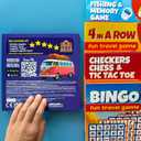 QUOKKA Magnet Game for Kids 3-5 - Hangman Game Kids Ages 4-8 - Travel I Road Trip I Plane I Car Ride - Magnetic Toddler Travel Toys