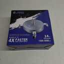 janz 14" Pressure Washer Surface Cleaner with 4 Wheels, Stainless Steel Housing, 1/4" Quick Plug, 2 Extension Wands, 2 Replacement Nozzles and 3 Spray Nozzles, 4000 PSI (14 Inch)