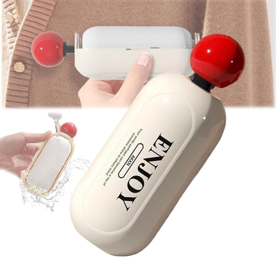 3 x 1pcs Enjoy Lint Roller, Enjoy Sticky Lint Roller, 2 In1 Washable Lint RemoverReusable Portable Mini Travel Sticky RollerFurniture,Clothes,Hair Removers for Dog and Cat (White)