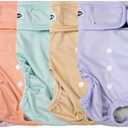 Tuiskusa Reusable Washable Dog Diapers Female, Highly Absorbent Doggie Diapers, Size Adjustable Puppy Diapers for Dog Period Panties(5 Pack)