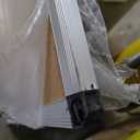 VIZ-PRO Large Cork Bulletin Board, 96 X 48 Inches, Wall-Mounted Corkboard with Silver Aluminium Frame for School, Office, and Home 8' X 4'