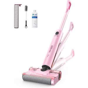 JONR S20 Pro 180 Lay Flat Wet Dry Vacuum Cleaner - Smart Adjusting Suction Cleans Under Low Furniture (3.5"), Self-Cleaning, 2-in-1 Vacuum and Mop for Pet Hair, Kitchen Spills & All Floor (L)