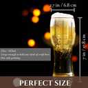 Onebttl Gardening Gifts for Men, Plant Lovers, Unique Garden Gifts for Gardeners - Just One More Beer Glass 450ml/15oz - Beer Glass Gifts for Father's Day, Christmas, Thanksgiving