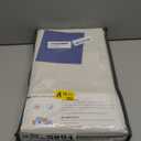 100% Blackout Shield Linen Blackout Curtains for Bedroom 90 Inches Long, Back Tab/Rod Pocket Living Room Drapes, Thermal Insulated Blackout Curtains 2 Panels Set, 50" W x 90" L, Ash Grey