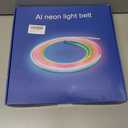 AI LED Neon Rope Light, RGBIC Neon Strip Light with Control of AI Through App & Voice, Compatible with Alexa & Google Assistant, Custom DIY Lighting Effects for Home & Party Decor,16.4ft