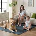 Washable Pee Pads for Dogs 72"x72" Extra Large Super Absorbent Non-Slip Reusable Puppy Pads for Playpen, Crate, Floor, Waterproof Pet Training Mats for Quick-Dry Whelping Pads & Incontinence (72x72 Inch (Pack of 1))