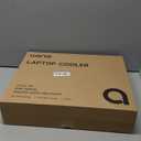 llano V12 Gaming Laptop Cooling Pad, RGB Laptop Cooler, Laptop Cooling Fan Stand with 5.5 Inch Powerful Turbofan, for 15.6-19in Laptop, Adjustable Speed, Dustproof, 3-Port USB Hub, Black (RGB)