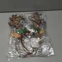 3 x CHUN-YAN Christmas Reindeer Antlers Headband - Deer Antlers Headbands for Christmas Hair Accessories - Reindeer Headbands for Women Holiday Party Favors Supplies