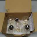 Brightever 6-Pack Dimmable Led Light Bulbs 60W Equivalent, Vintage Edison Light Bulbs, 2700K Warm White ST58 7W LED Bulb Super Bright 850LM, 90+CRI, Clear Glass Antique Decorative Filament Bulbs