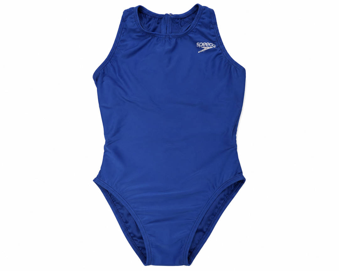 Speedo Endurance+ Zip-up Back One Piece Athletic Swimsuit, Size 34