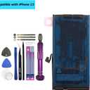 A2655 Replacement Battery for iPhone13 A2482 A2631 A2633 A2634 A2635 with Specialized Toolkit.