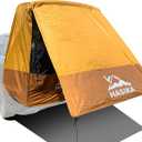 Hasika SUV Tailgate Tent - 2 Person Car Camping Awning, 3000mm Waterproof & UPF 50+ -Portable Hatchback Tent for Couples & Pet Owners, 2-Min Setup Road Trip Essentials Yellow