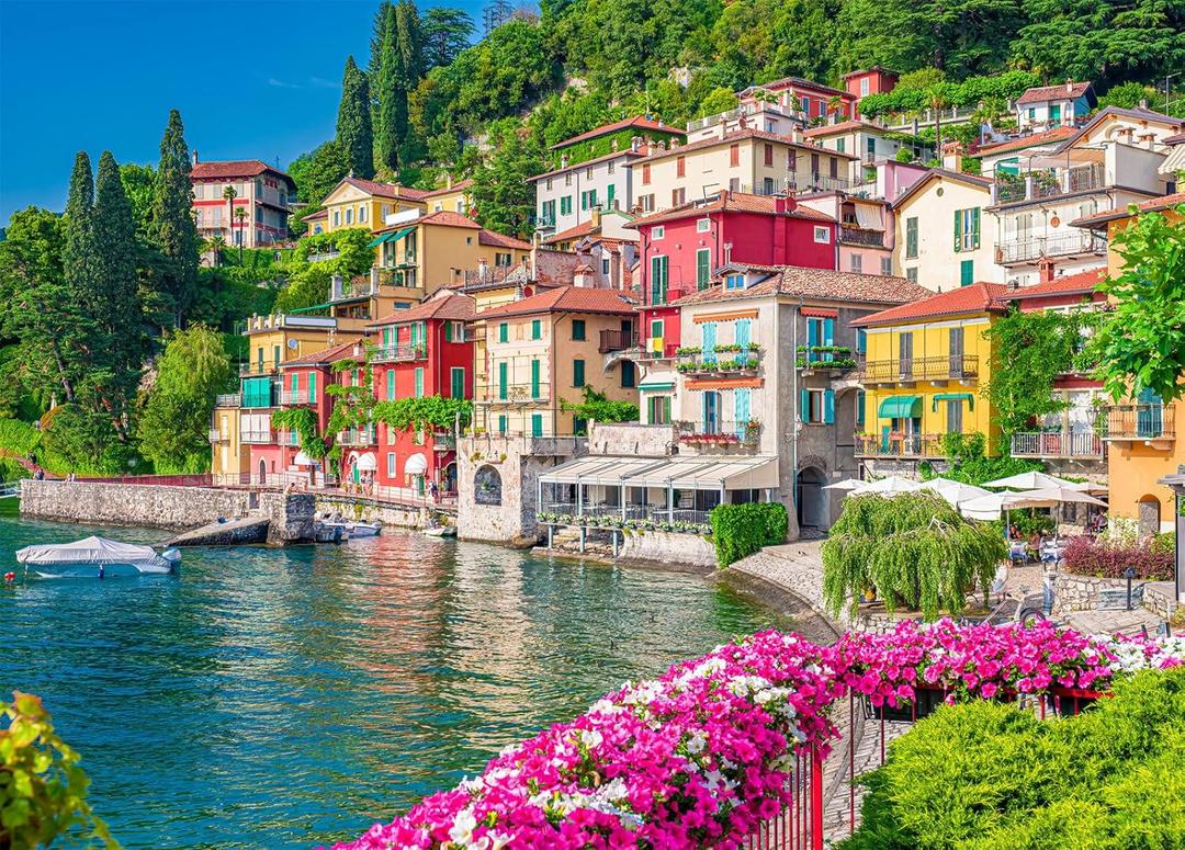 Jigsaw Puzzles for Adults 1000 Piece Puzzle for Adults 1000 Pieces Puzzle 1000 Pieces Italy Famous Scenery Lake Como