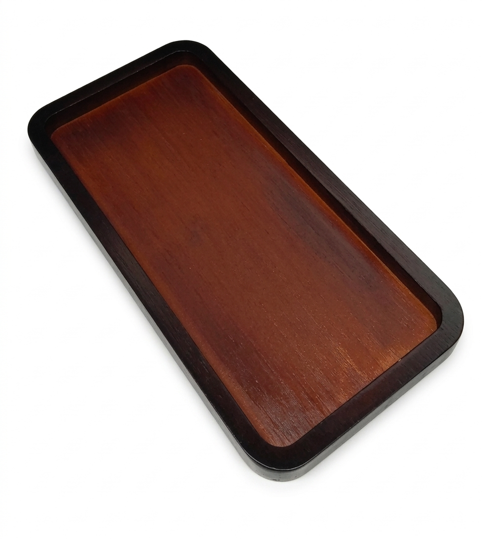 Acacia Wood Platters Small 12"x6" Long Charcuterie Board Rectangle Decorative Tray Wooden Serving Platter for Food Appetizer Cake Plates Kitchen Dish Cheese Boards Rectangular Snack Dessert Trays